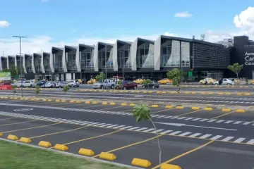 Colombia airport bomb