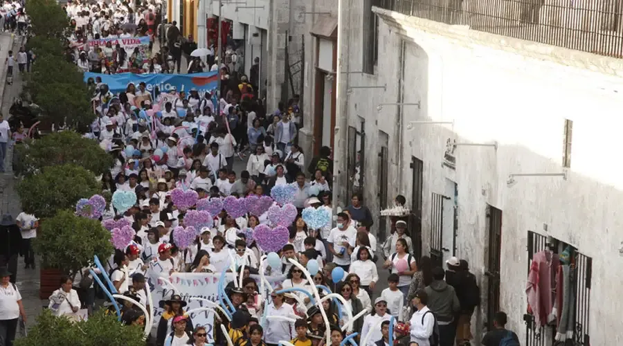 The pro-life parade in Arequipa, Peru, April 15, 2023.?w=200&h=150