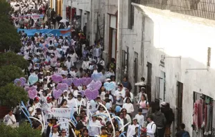 The pro-life parade in Arequipa, Peru, April 15, 2023. Credit: Archbishopric of Arequipa
