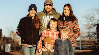 Dan and Whitney Belprez run Two Sparrows Farms, named for God’s promise to care for his sons and daughters. The couple has grown the farm and a family while holding to the truth that God provides through every trial and triumph.