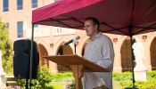 Students, faculty, monks, and staff at Belmont Abbey College took part in their first “Cover to Cover” Bible Marathon Reading Event from April 8–12, 2024..