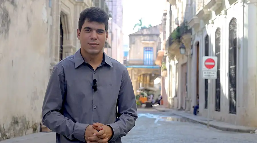 Adrián Martínez Cádiz, a news correspondent for EWTN, posted a summons he received from Cuba's Ministry of the Interior on his Facebook account Oct. 19, 2022.