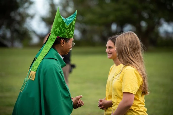 Youth rally on St. Clements Island