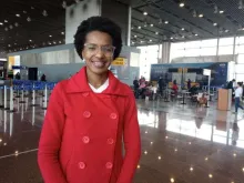 Daiane Silva Pereira, 29, has been to every World Youth Day that Pope Francis has attended. Each of them played an important role in her discernment of religious life and now she's in Lisbon for WYD 2023 as a member of the religious community Comunidade Canção Nova.