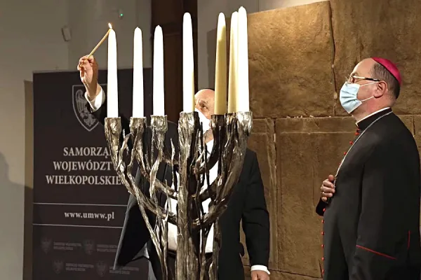 The Day of Judaism is marked in Poznań, Poland, on Jan. 17, 2022. archpoznan.pl.