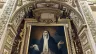 The hidden chapel where St. Catherine of Siena died in Rome is located in the Palazzo Santa Chiara on Via di S. Chiara, 14.