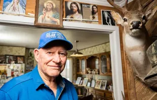 Dennis Schroeder at his home in Windthorst, Texas. North Texas Catholic/Juan Guajardo