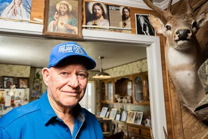 Dennis Schroeder at his home in Windthorst, Texas.