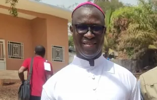 Monsignor Moïse Tinguiano was appointed bishop of the newly erected Diocese of Boké in Guinea on Feb. 22, 2024. Credit: Conakry Archdiocese