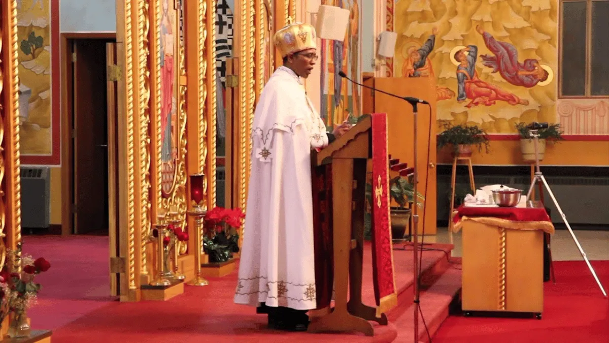 Bishop Fikremariam Hagos Tsalim of Eritrea's Segheneity Eparchy