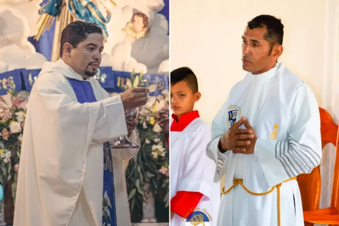 Father Yesner Cipriano Pineda Meneses (left) and Father Ramón Esteban Angulo Reyes (right), were arrested in Nicaragua the weekend of Oct. 7-8, 2023.
