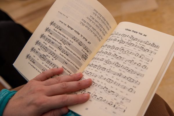 Song No. 66 from the song book of the Hebrew-speaking Catholic community is a praise to the Lord, the rock from which nourishment for his people flows. Credit: Marinella Bandini