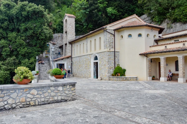 The sanctuary of Greccio, Italy. It is nicknamed "the Franciscan Bethlehem" because in this place, in 1223, St. Francis celebrated his Christmas by reenacting the setting of Bethlehem. Credit: Marinella Bandini