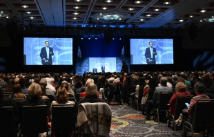 Speaker Edward Sri gives a talk on Jan. 4, 2025, at SEEK25 in Salt Lake City. Credit: Kate Quiñones/CNA
