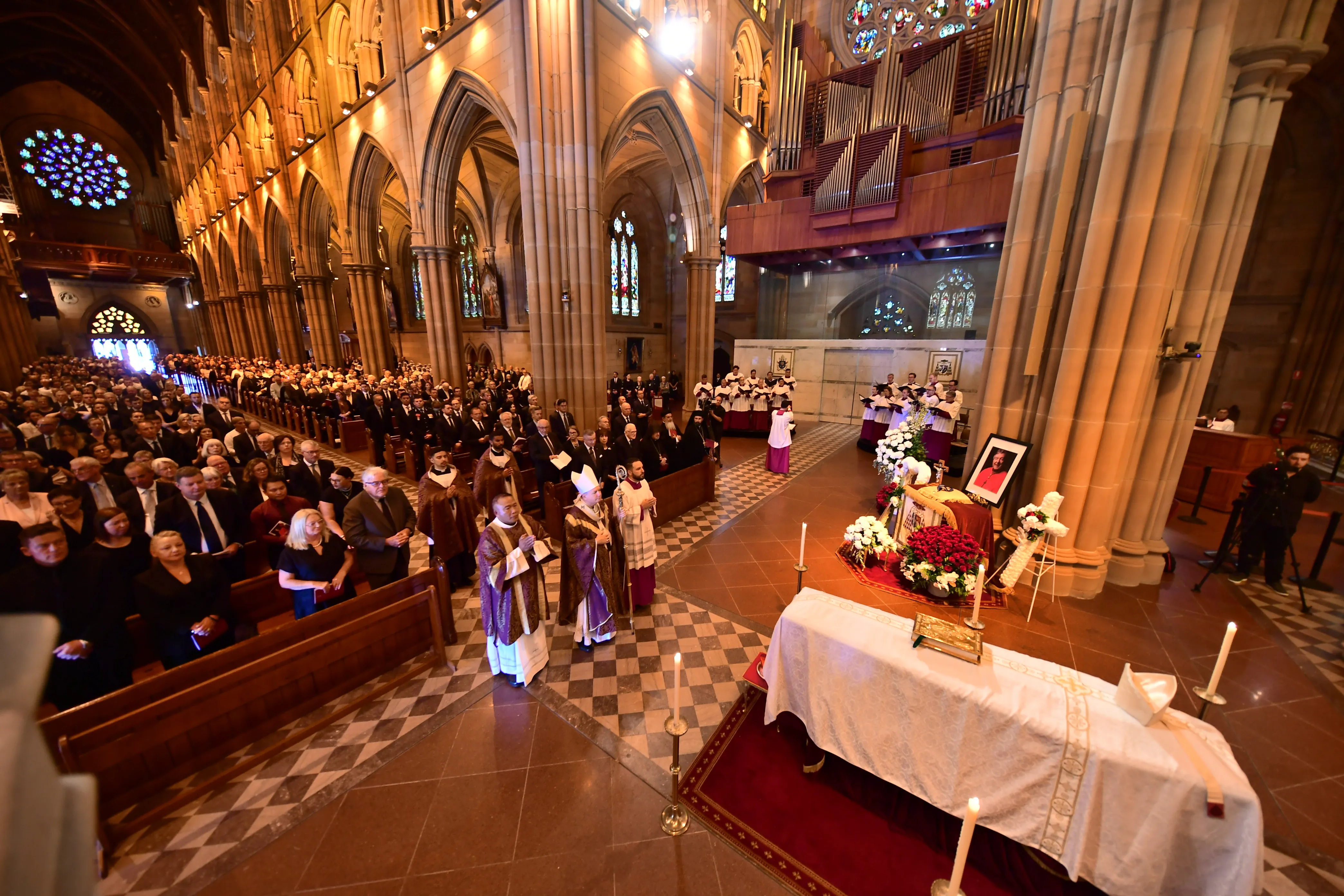 Cardinal George Pell’s funeral Mass drew thousands of mourners to Sydney’s St. Mary’s Cathedral Feb. 2, 2023.?w=200&h=150