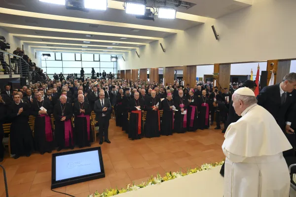 On April 30, 2023, the pope addressed around 250 people, including 30 students, from the Faculty of Information Technology and Bionics at the Pázmány Péter Catholic University in Budapest. Vatican News