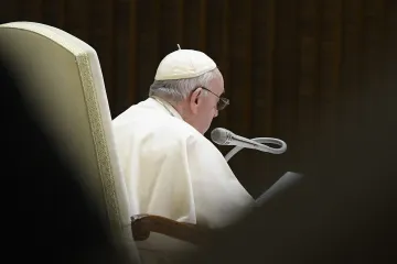 Pope Francis speaking