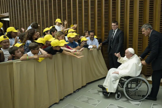 Pope Francis spoke to Catholics from northern and central Italy on Sept. 17, 2022