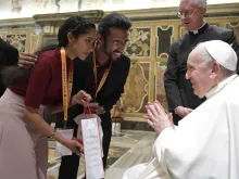 Pope Francis met with participants in the Syro-Malabar Youth Leaders Conference on June 18, 2022.