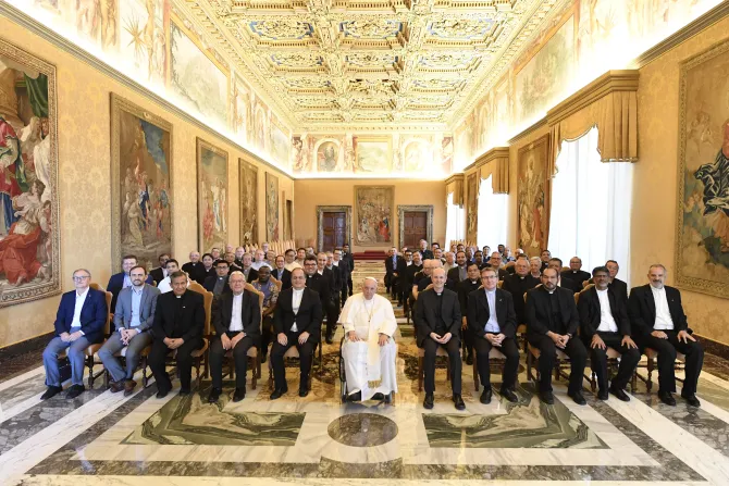 Pope Francis met with members of the Society of Saint Paul on June 18, 2022.