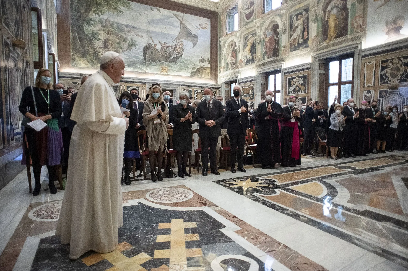 Pope Francis meets with the Centesimus Annus Pro Pontifice Foundation at the Vatican on Oct. 23, 2021.?w=200&h=150