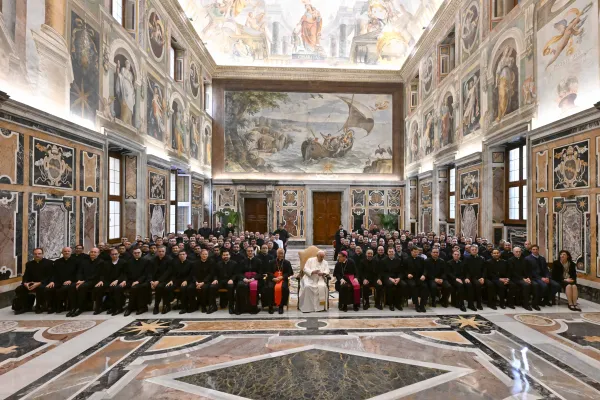 Pope Francis meets with rectors and formators from Latin America at the Vatican Nov. 10, 2022. Credit: Vatican Media