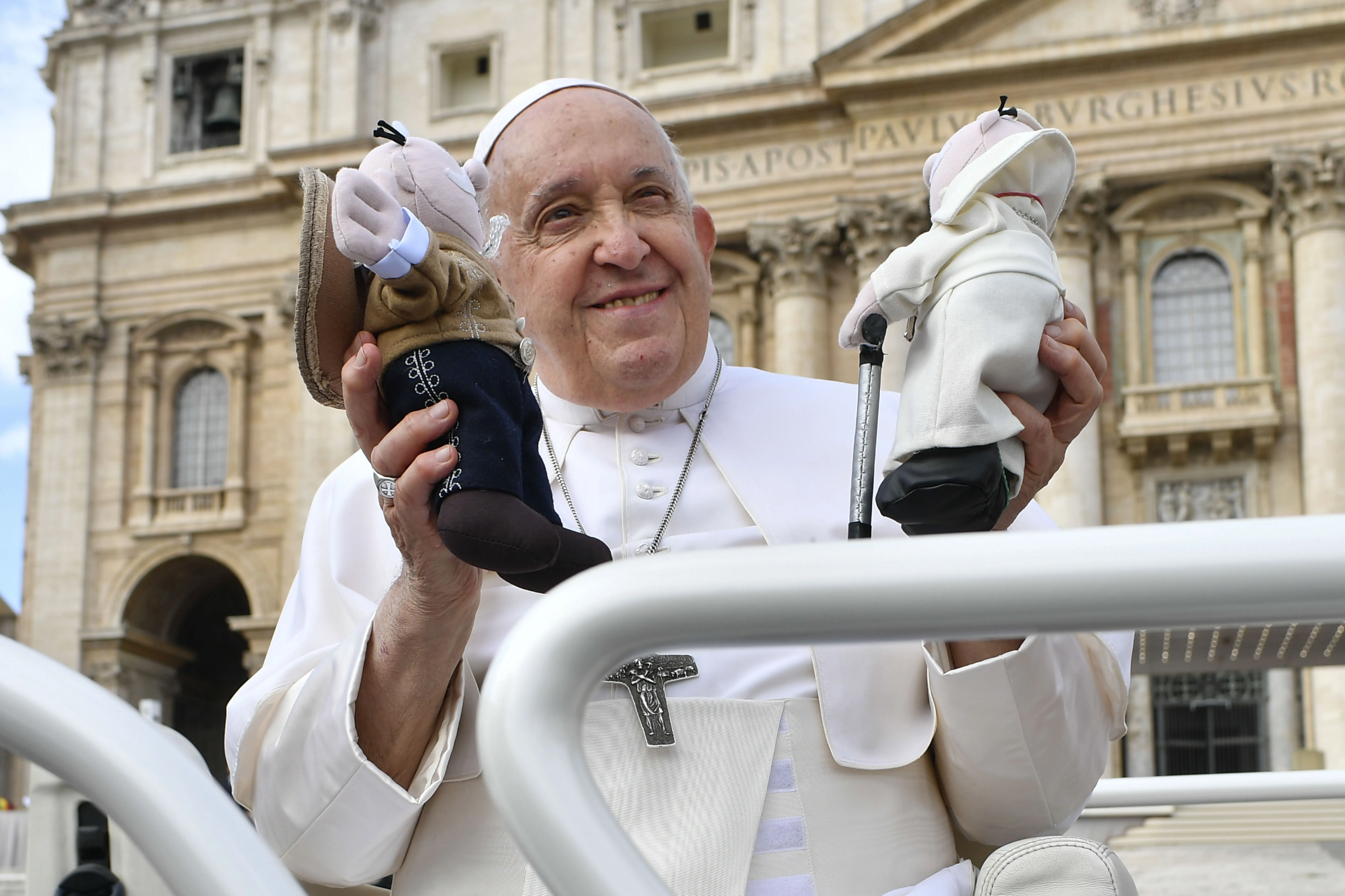 Pope Francis at the general audience at St. Peter's Square on Oct. 25, 2023.?w=200&h=150