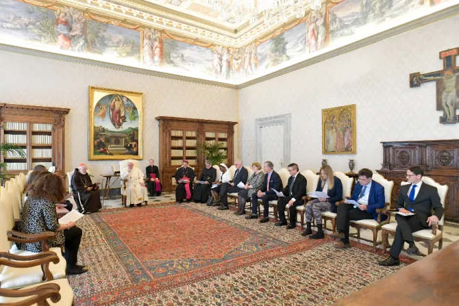 Pope Francis meets members of the Pontifical Commission for the Protection of Minors at the Vatican, April 29, 2022
