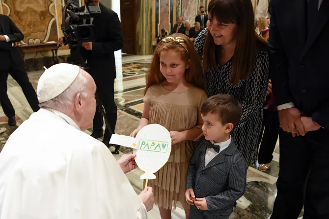 Pope Francis meets members of the Federation of Catholic Family Associations in Europe (FAFCE) on June 10, 2022