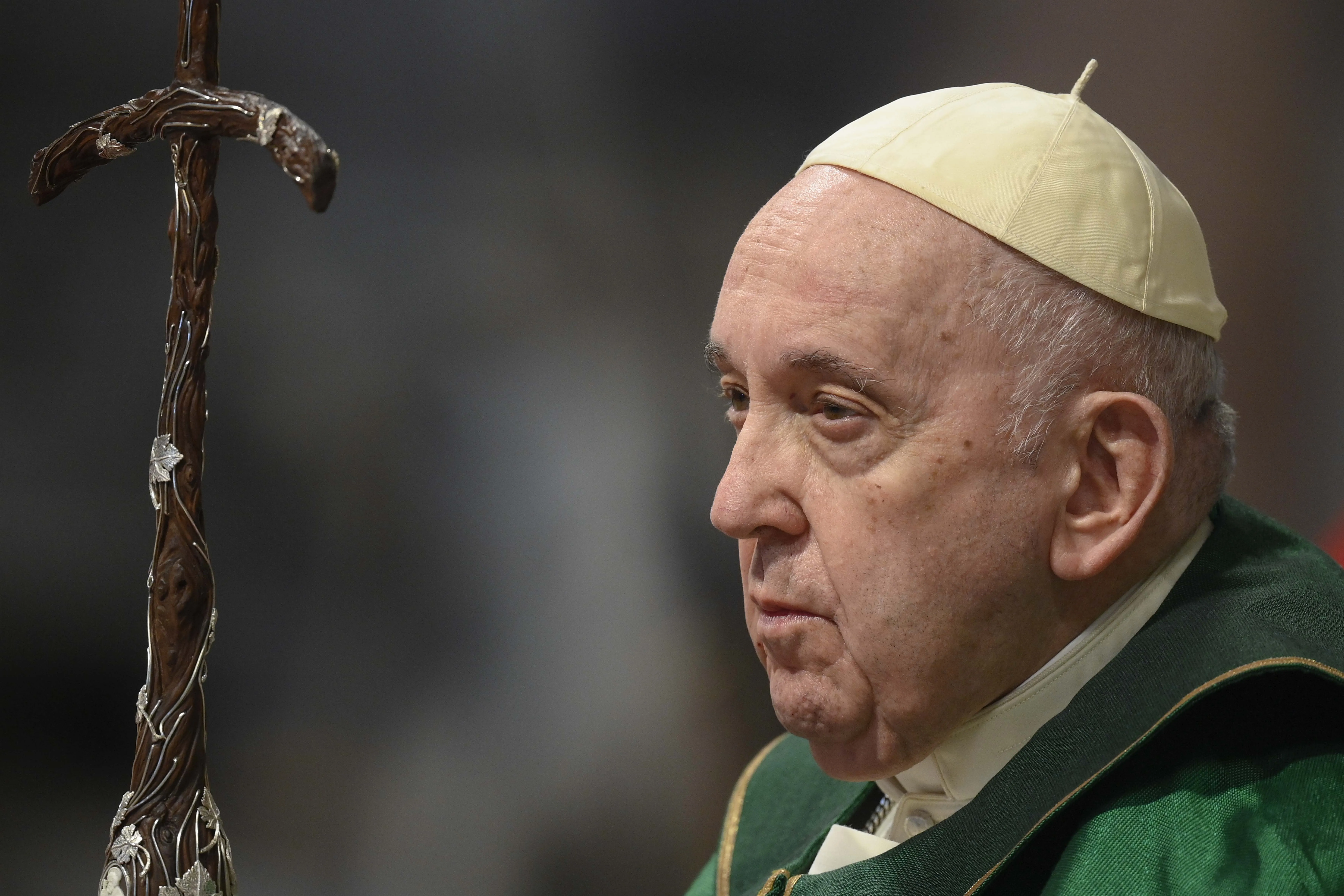 Pope Francis at Mass for the Sunday of the Word of God on Jan. 22, 2023.?w=200&h=150