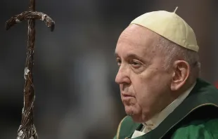 Pope Francis at Mass for the Sunday of the Word of God on Jan. 22, 2023. Vatican Media