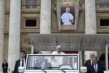 Pope Francis beatified Pope John Paul I in St. Peter’s Square on Sept. 4, 2022.
