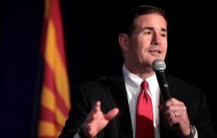 Arizona Gov. Doug Ducey speaks at an awards luncheon in Scottsdale, Ariz., June 17, 2019. Gage Skidmore via Flickr (CC BY-SA 2.0)