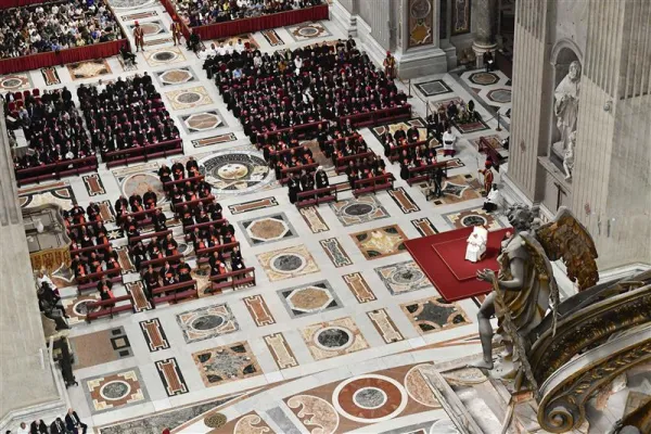 A view of the prayer vigil for peace on Oct. 27, 2023. Credit: Vatican Media