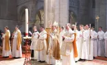 Easter Vigil at the Cistercian Abbey of Heiligenkreuz (Holy Cross) in Austria.