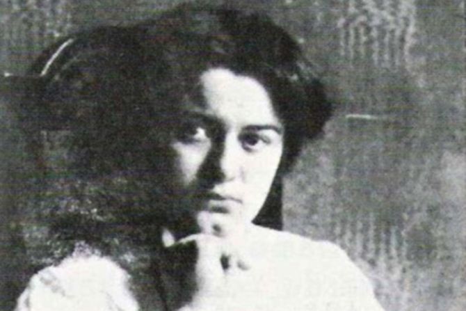 Edith Stein, pictured as a student in 1913-1914