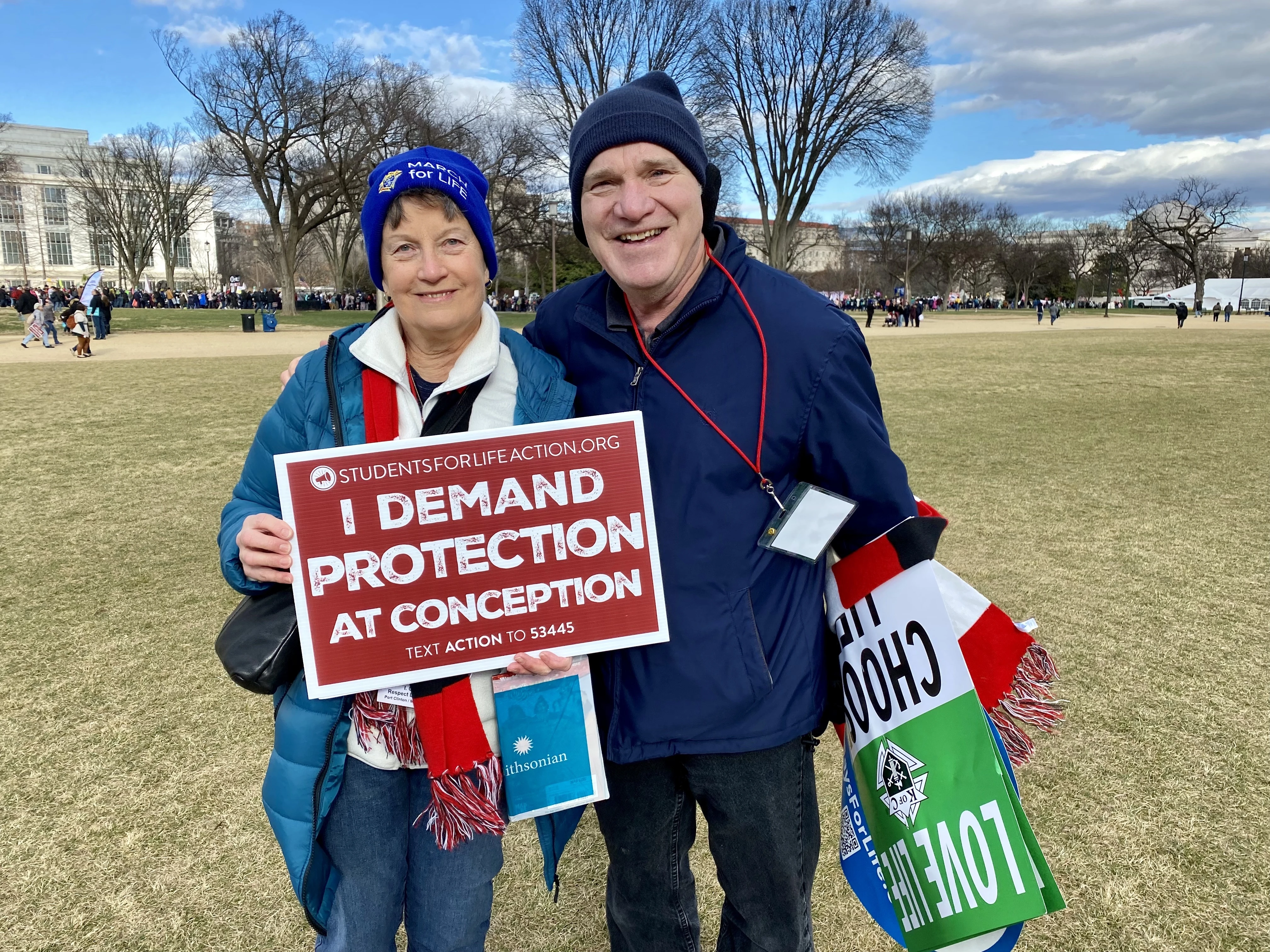 Tom and Mindy Edwards from Sandusky, Ohio, attend the 50th annual March for Life in Washington, D.C., on Jan. 20, 2023.?w=200&h=150