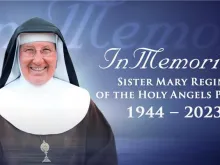 On July 22, Sister Mary Regina of the Holy Angels, the first religious sister to join Mother Angelica’s monastery in Irondale, Alabama, died after a battle with cancer at 78.