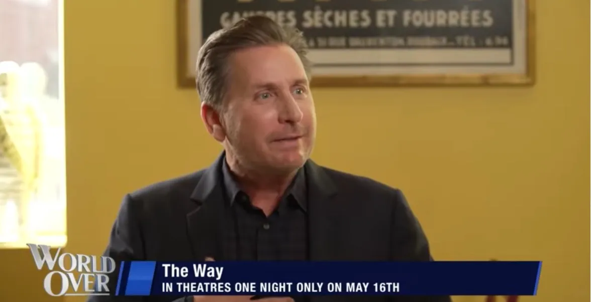 Actor, director, screenwriter, and producer Emilio Estevez talks with Raymond Arroyo in a May 11, 2023, interview on “The World Over with Raymond Arroyo.”?w=200&h=150