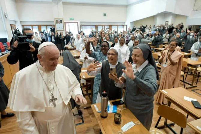 Pope Francis visits the Salesian Sisters of St. John Bosco