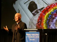 Father James Martin, S.J., speaks at the World Meeting of Families in Dublin on August 23, 2018.