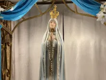 The statue of Our Lady of Fatima was returned to St. Andrew the Apostle Catholic Church in Gibbsboro, N.J., Sept. 7, 2022.