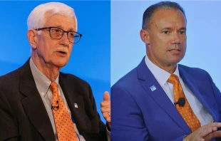 The Religious Freedom Institute honored outgoing president Tom Farr, who will be succeeded by Eric Patterson, on Jan. 24, 2023. Religious Freedom Institute