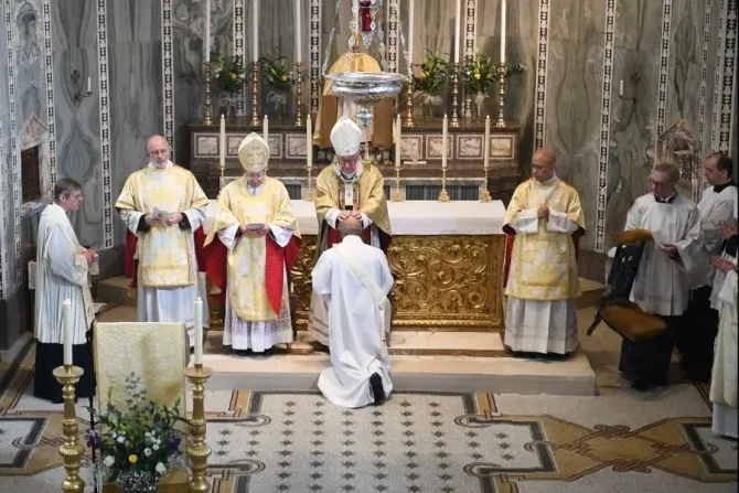 The ordination of Michael Nazir-Ali to the Catholic priesthood in London, England, Oct. 30, 2021