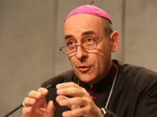 Archbishop Víctor Manuel Fernández, pictured here in 2014, is the archbishop of La Plata, Argentina. He will take up his new post as prefect of the Dicastery for the Doctrine of the Faith in September 2023.