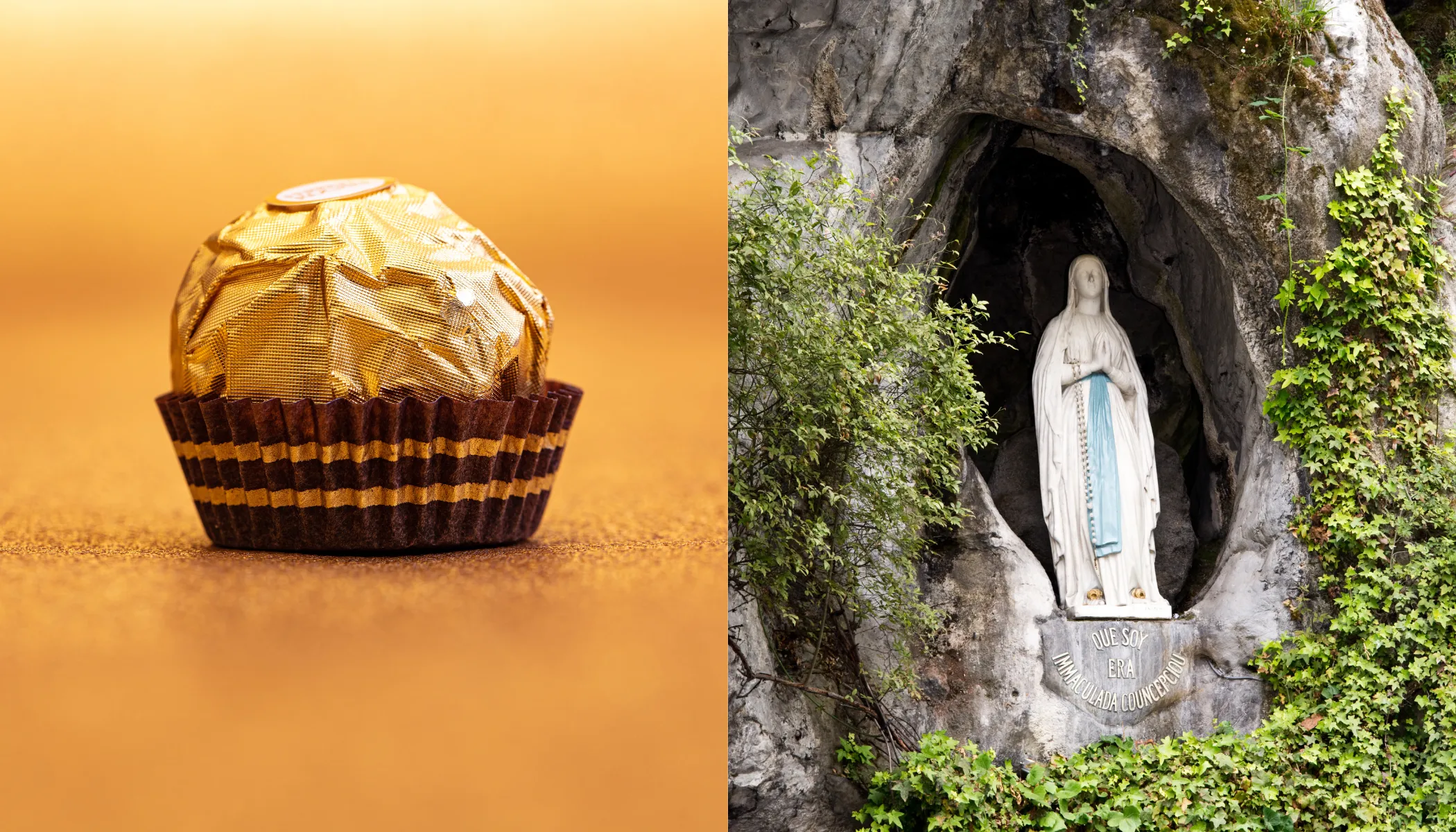 The popular chocolate Ferrero Rocher actually honors Our Lady of Lourdes.?w=200&h=150