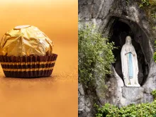 The popular chocolate Ferrero Rocher actually honors Our Lady of Lourdes.