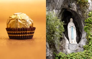 The popular chocolate Ferrero Rocher actually honors Our Lady of Lourdes. Canva Stock Images