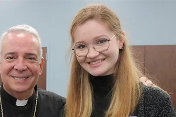 Archbishop Nelson Perez and Julia Oseka