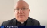 Father Roger Landry, Catholic chaplain at Columbia University, discusses the protests at Columbia University in New York City on EWTN’s “The World Over with Raymond Arroyo” on May 2, 2024.
